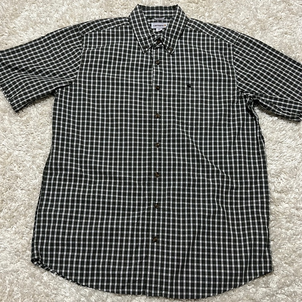 Carhartt Men’s Relaxed Fit Short Sleeve Buttondown XL